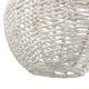 thumbnail image 4 of Lámpara colgante SEI Furniture Cartaxo redonda de ratán blanco, 4 of 7