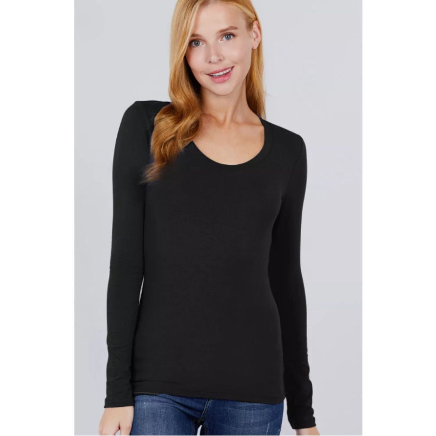 Likeshop - Camiseta Mujer Forro Polar Manga Larga Blanco Negro 2101