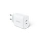 thumbnail image 1 of UGREEN Cargador PD USB-C + USB-C 40W (20W+20W) Blanco, 1 of 7