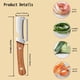 thumbnail image 2 of Pelador madera cero enganches cuchilla acero inoxidable abridor botellas, 2 of 8