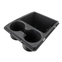 Magideal - Bandeja Organizadora De Central Caja De Almacenamiento De Central Portavasos / Apto Para 2010-2015 / Negro / Reempl