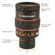 thumbnail image 2 of Ocular Celestron X-Cel serie LX de 25 mm y 1,25 pulgadas, 2 of 7