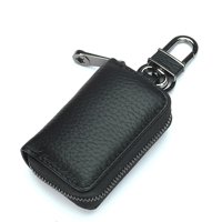 Funda De Piel Luckybay Para Llaves De Coche, Color Negro, Para Llaves Inteligentes