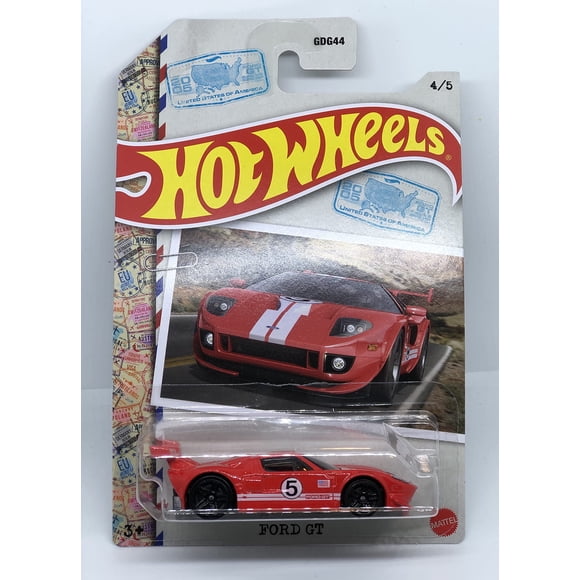 Auto fundido a presión Hot Wheels 2022 Ford GT World Class Racers
