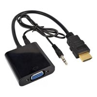 Gen - Conversor De Hdmi A Vga Con Audio Cable Adaptador Full Hd