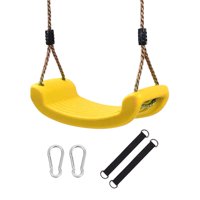 Magideal - Asiento De Columpio Para Niños, Antideslizante, Para Interiores Y Exteriores, Ideal Para La Jungla. Amarillo