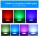 thumbnail image 3 of Lámpara de Piscina LED, Luz Subacuática IP68 a Prueba de Agua RGB con Control Remoto, Focos Decorativos de Color, para Piscina, Rocalla, Acuario, Jardín, Fuente, 12 V (18W), 3 of 8