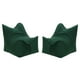 thumbnail image 1 of Set Pouf Potter 1c Felpa Verde Botella, 1 of 4