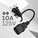thumbnail image 3 of Cable de alimentación TNP Products de 3 m para Xbox 360/PS4 Pro negro, 3 of 5