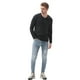 thumbnail image 2 of Polera Hombre Manga Corta Cuello Redondo Negro Talla XL, 2 of 3