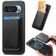 thumbnail image 2 of Funda de Cuero Magnética con Tarjetero para Google Pixel 9 Pro XL Cubierta Delgada Negro, 2 of 5