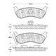 thumbnail image 2 of Pastillas Freno para auto Jeep New Cherokee 2002-2007 Trasero, 2 of 5