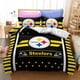 thumbnail image 1 of Football Team Logo Pittsburgh Steelers Quilt Duvet Cover Set Bedroom Decor3-Piece Bedding Set, 1 of 4