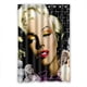 thumbnail image 1 of Cortina de ducha con diseño de Marilyn Monroe Brighten, juego de cortinas de baño con ganchos, tamaño 48 x 72 pulgadas, 1 of 3