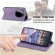 thumbnail image 4 of Funda tipo cartera con bloqueo RFID para Xiaomi 15 Ultra Con tapa abatible, portatarjetas, cierre magnético, TPU y soporte Morado, 4 of 6