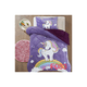 thumbnail image 2 of Cobertor Chiporro 1 1/2 Plazas - Unicornio Morado Arcoíris, 2 of 2