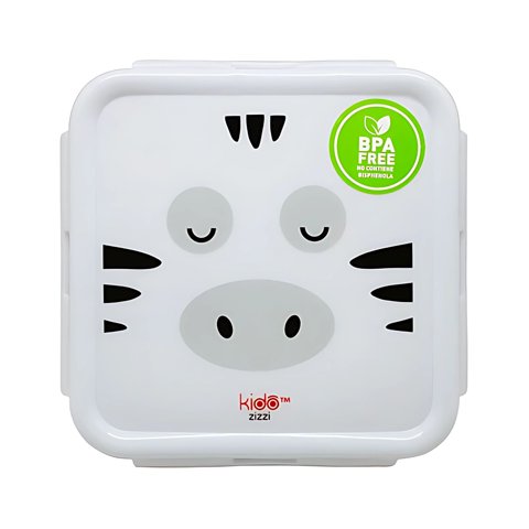 Kido - Pote Sandwich Hermético 500 Ml Diseño Cebra - Ps