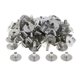 thumbnail image 1 of 2x100 Piezas De Soportes De Mecha De Vela De Metal, Base De Lengüetas Para Fabricación De Velas, 20x4mm, 1 of 1