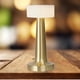 thumbnail image 1 of Lampara De Mesa Plateado Recargable Con Sensor 21 Cm, 1 of 1