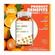 thumbnail image 4 of Kids Smart Vitamina C Acido Ascorbico 250mg Gomitas Niños, 4 of 9