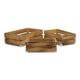 thumbnail image 1 of Juego de cajas Cheung's Rustic Farmstead de madera marrón oscuro (4832A-3), 1 of 9