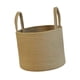 thumbnail image 5 of Cesta Tejida Redonda, Cesta De Almacenamiento De Utilidad Portátil Para Baño, Dormitorio, Cocina S, 5 of 5