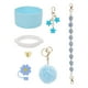 thumbnail image 5 of Juego De Accesorios Para Tazas, Bonitos Llaveros Con Dijes Para Actividades Al Aire Libre, Bolsos De Viaje, Color Azul, 5 of 5