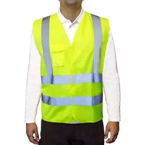 Metalfer - Chaleco Reflectante Kp Amarillo Amarillo Unica