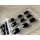 thumbnail image 5 of Uñas Press-on Adhesivas Largo Medio Redondeada 24pcs Postizas Reutilizable Negro, 5 of 6