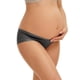 thumbnail image 1 of INSPIRE CHIC Maternidad para Mujeres Embarazadas Bragas de Embarazo de Talle Bajo Cintura en V Soporte para el Vientre Ropa Interior Postparto 2XL Gris, 1 of 4