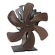 thumbnail image 2 of Bronce Amistoso De La Eficacia De La Fan De La Chimenea De Eco Del Ventilador De La Estufa De 6 Cuchillas Accionado Por Calor, 2 of 5