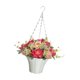 thumbnail image 2 of Flores Colgantes Artificiales Con Maceta De Cadena De Cesta Para Terraza, Patio Al Aire Libre, Estilo E, 2 of 5