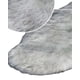 thumbnail image 3 of Alfombras Decorativas Imitacion Piel De Conejo Blanco Con Gris, 3 of 3