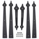 thumbnail image 1 of Juego de Herrajes para Puerta de Garaje WINSOON Acero Negro (1 unidad), 1 of 8