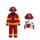 thumbnail image 5 of Disfraz De Bombero Para Niños Con Casco Talla 10-12años, 5 of 5