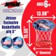 thumbnail image 4 of Aro de Baloncesto Mini Jesser Oficial para Techo con 2 Pelotas, 4 of 6