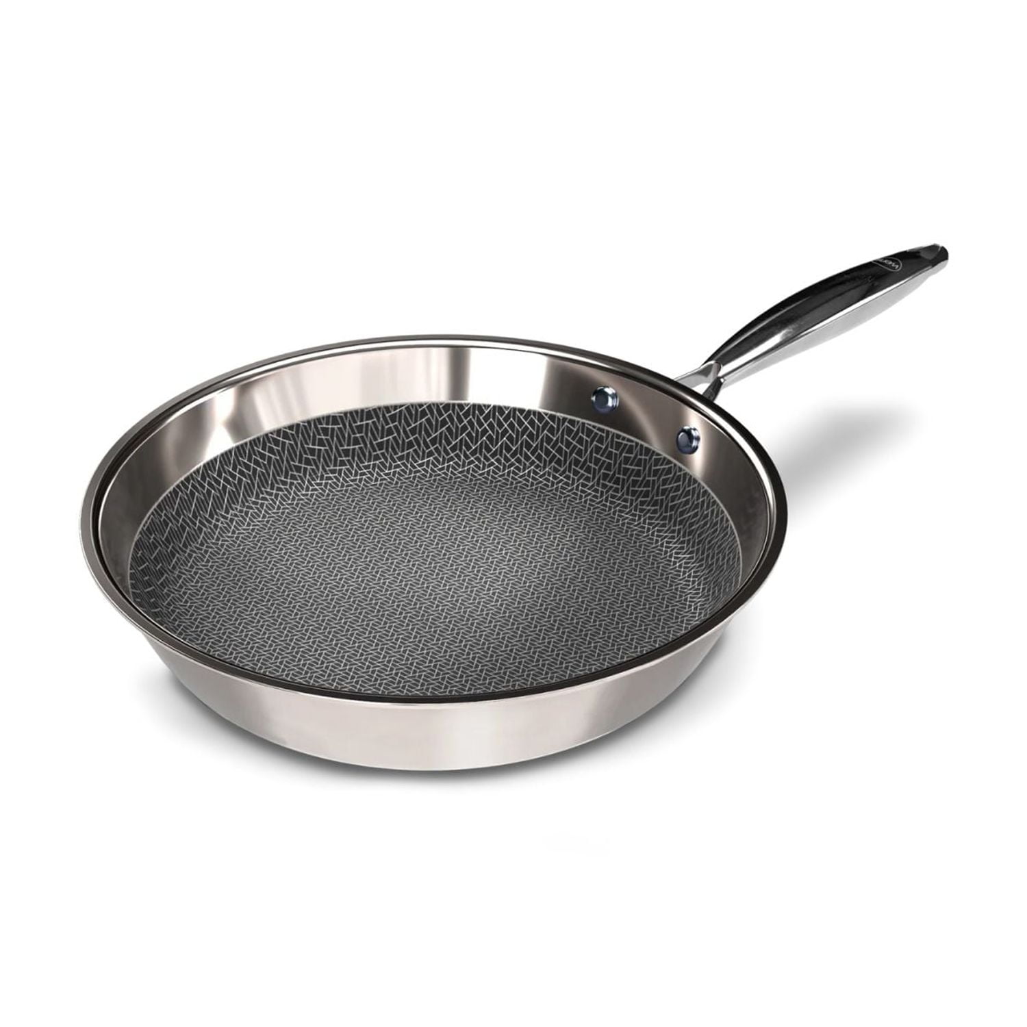 Sarten Wens Honey Comb 28cm Antiadherente Plateado Con Mango