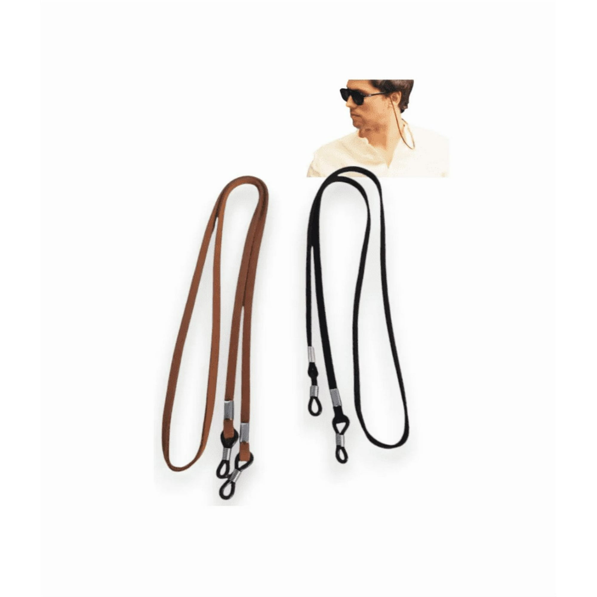 Straps Cuero - Sujetador Para Lentes Strap Correa Cuero Set 2 Piezas
