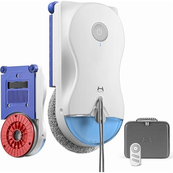Hutt R10 Robot Limpiacristales con Sistema de Limpieza Híbrido Húmedo/Seco, 7000 Pa