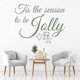 thumbnail image 2 of Decomural Tis The Season To Be Jolly Christmas WS-50016, 2 of 2
