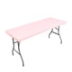 thumbnail image 1 of suxuMhao Funda Ajustada para Mesa, Funda Elástica para Mesa, Funda para Mesa de Fiesta, Mantel de Media Pila, Color Sólido Rosa Claro, 72 X 30 Pulgadas, 1 Pieza, Uso Interior Exterior para Picnic, 1 of 4