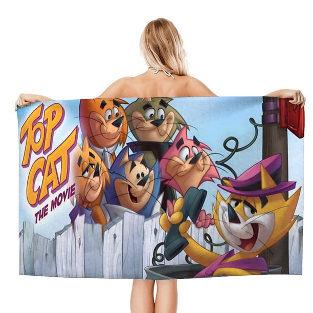 Don Gato Toalla de playa de secado rápido con diseño temático, regalo para mujeres y niñas, ideal para cumpleaños, fans, amantes de la música, uso en la playa o al aire libre, 78 × 180 cm