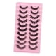 thumbnail image 5 of 10 Pares De Pestañas Rusas DD Curl Curly Eye Lashes Hecho A Mano A, 5 of 5