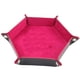 thumbnail image 1 of Bandeja De Dados Caja De Almacenamiento De Cuero Plegable Soporte De Almacenamiento De Escritorio Rosa Rojo, 1 of 5
