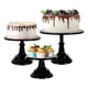 thumbnail image 1 of [NEG-111320] Set 3 Base Para Tortas Porta Tortas Porta Cupcake Exhibicion Negro, 1 of 10