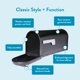 thumbnail image 4 of Buzón Architectural Mailboxes Chadwick de acero negro 53x17x22 cm, 4 of 9