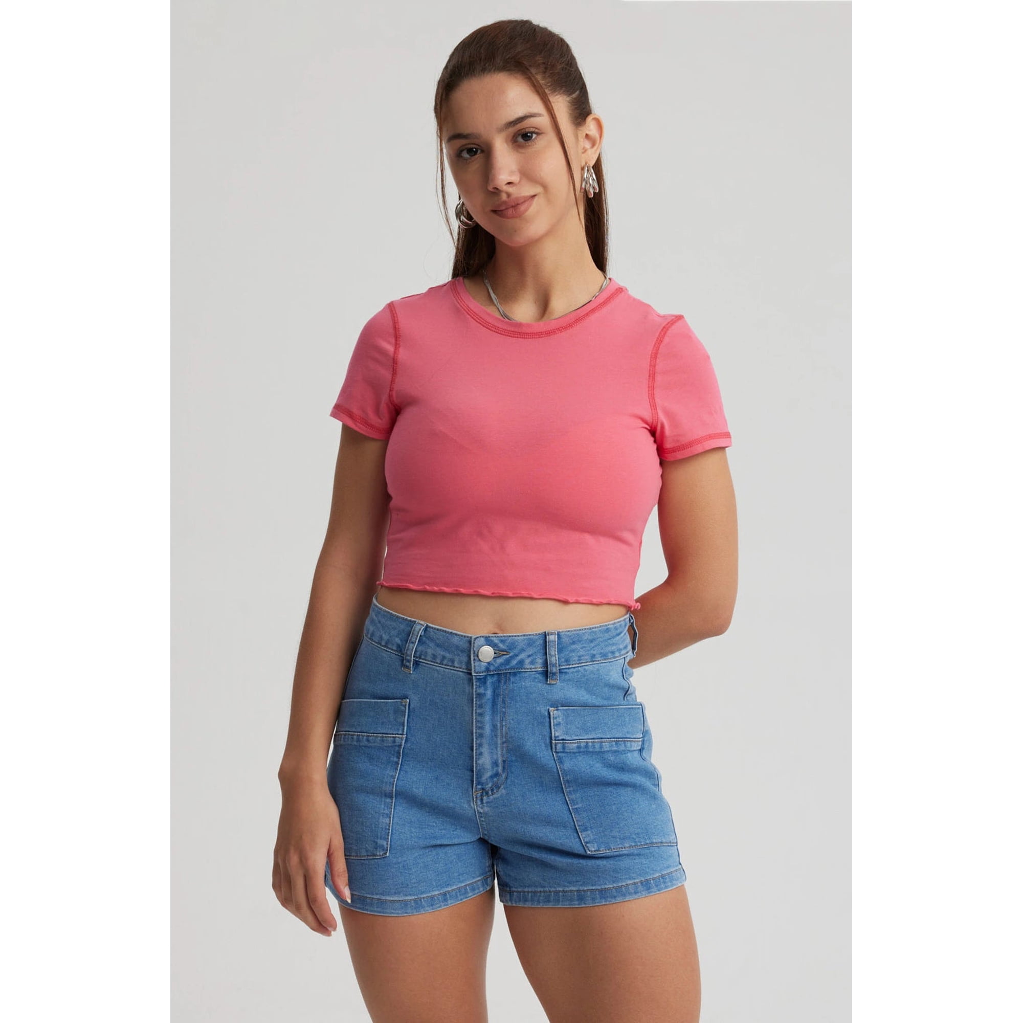 Fashionspark - Polera Mujer Juvenil Rosado