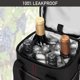 thumbnail image 5 of Bolsa térmica para vino Opux de 4 botellas, negra, 5 of 9