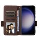thumbnail image 4 of Funda Cartera para Samsung Galaxy S24 FE Tapa Flip con Ranuras y Soporte Marrón, 4 of 5