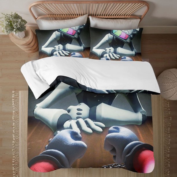 Mr. Puzzles Soft 3D Printed Duvet Cover Bedding Set with Comforter Cover 3 Piece Set